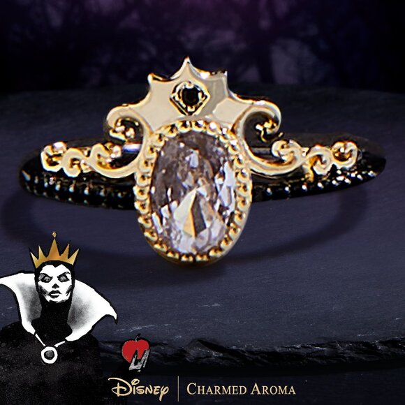 Disney Villians Snow White Magic Mirror Evil Queen Ring, Charmed Aroma - Picture 1 of 4